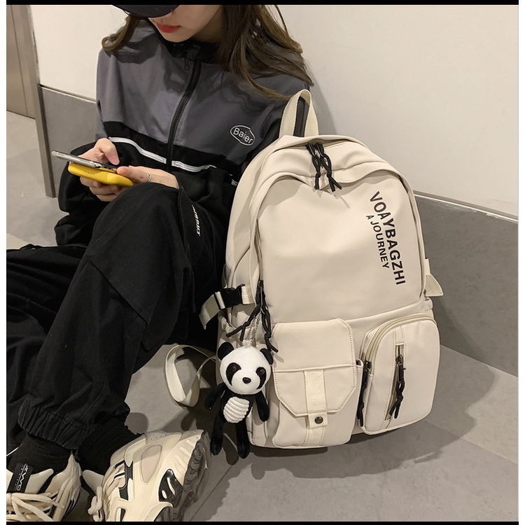 Balo nam nữ đi học phong cách, dung tích lớn chống thấm nước