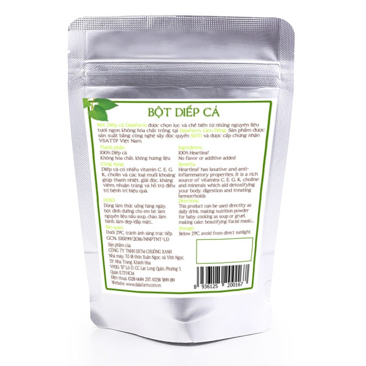 Bột Rau Diếp Cá 100g