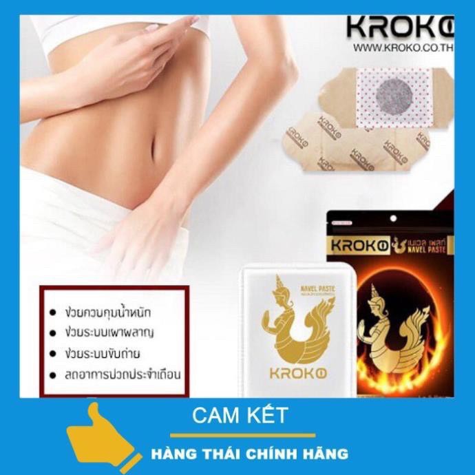 [Chính hãng] Miếng Dán Tan Mỡ Bụng Thải Độc Kroko Thái Lan