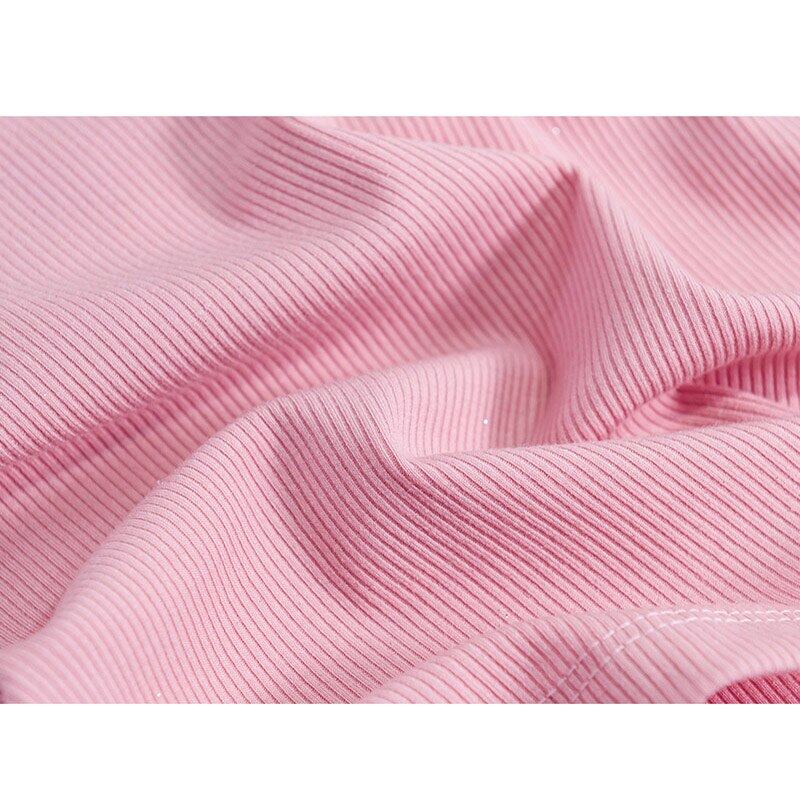 Áo Thun Cotton Cổ Vuông Tay Phồng Thời Trang Mùa Hè Hàn Quốc Dành Cho Bé Gái 2-6 Tuổi