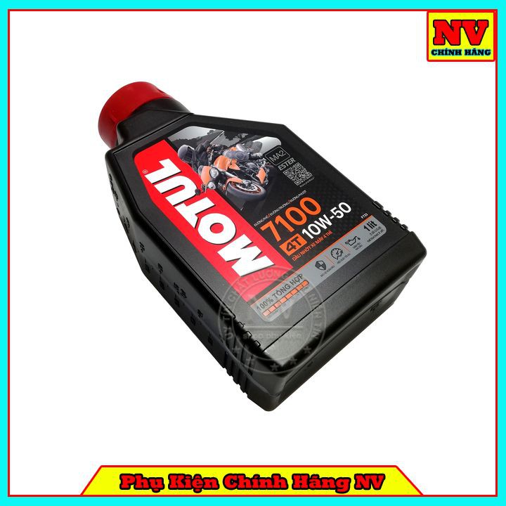 Nhớt Motul 7100 4T 10W50 1L Cho Xe Số