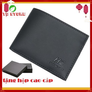 Ví nam đẹp tặng kèm hộp cao cấp | bóp nam da h2 cr7storepor