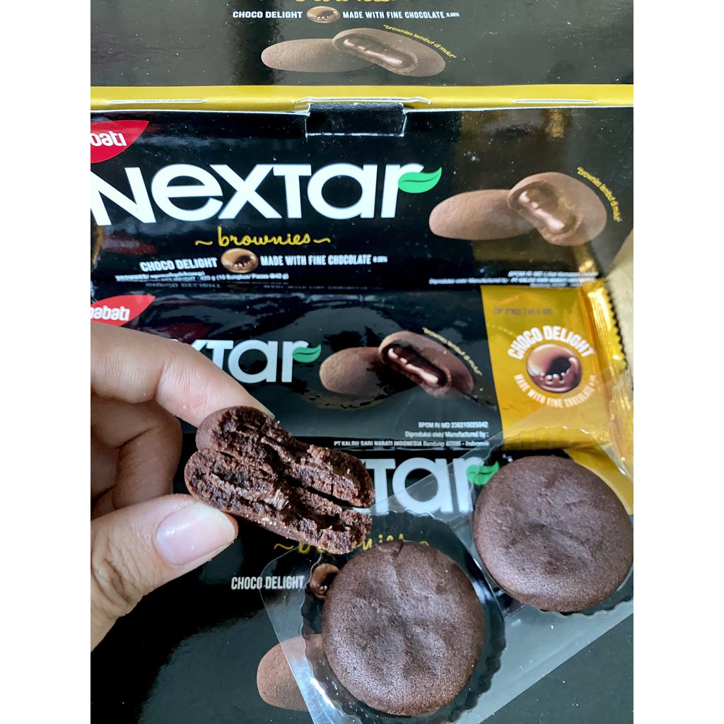 [HÀNG SẴN](MỚI) BÁNH NABATI NEXTAR VỊ DÂU/DỨA/BROWNIE NHẬP KHẨU INDONESIA THANH 42GR