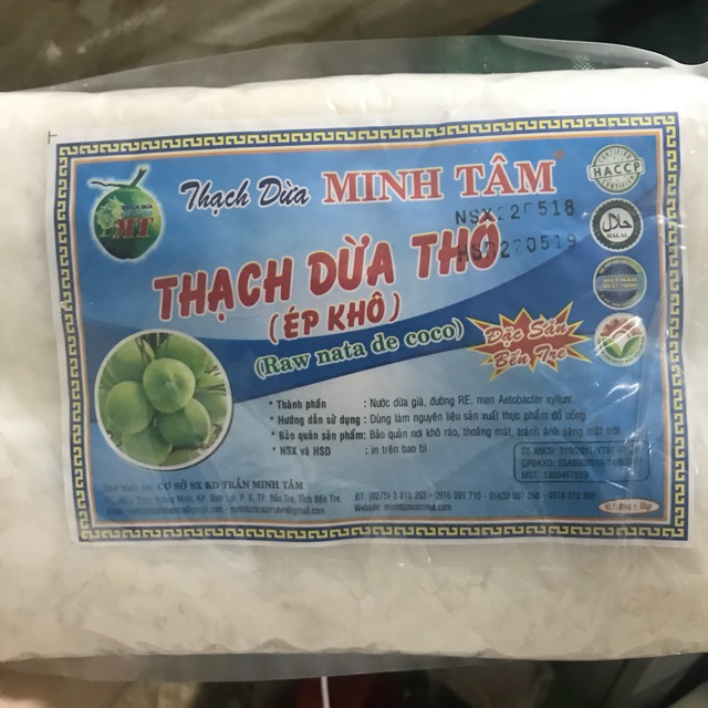 Thạch dừa thô minh tâm