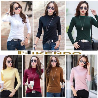 Áo thun lạnh cổ lọ