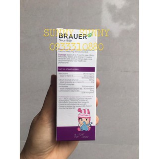 Siro trị sổ mũi brauer runny nose 100ml