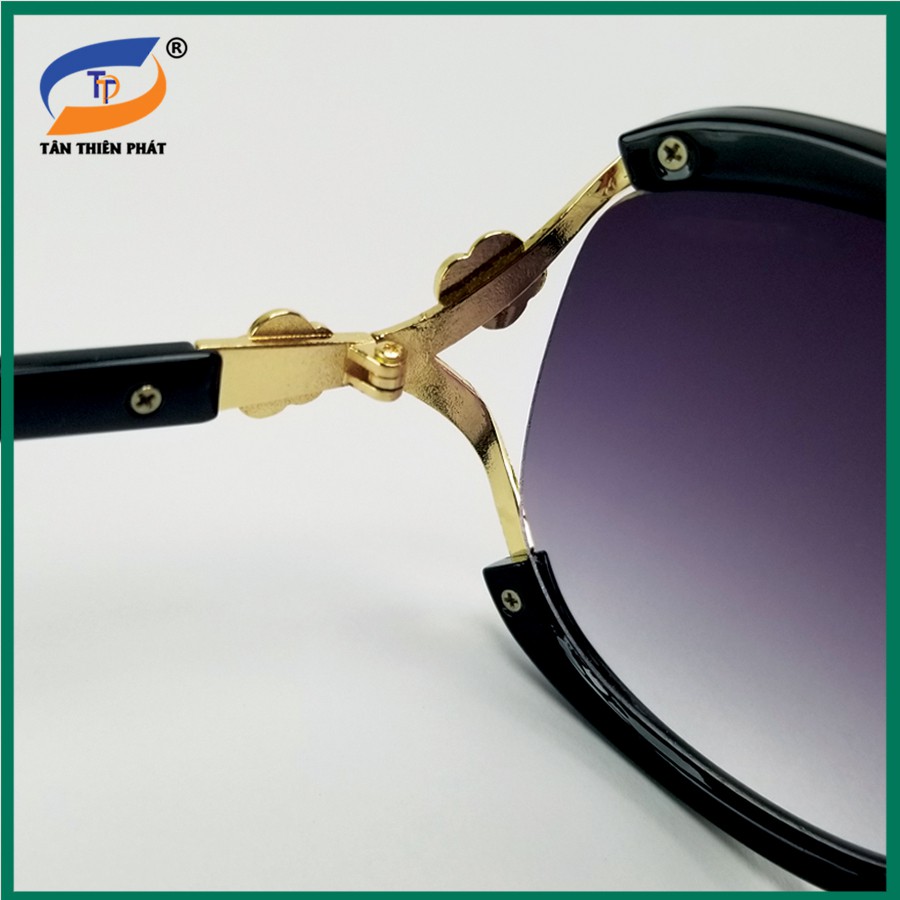 Mắt kính nữ thời trang chống nắng, chống tia UV 858. Gọng kính ôm mặt, không kén size. Tròng oval ôm mắt, râm và dịu mắt | BigBuy360 - bigbuy360.vn