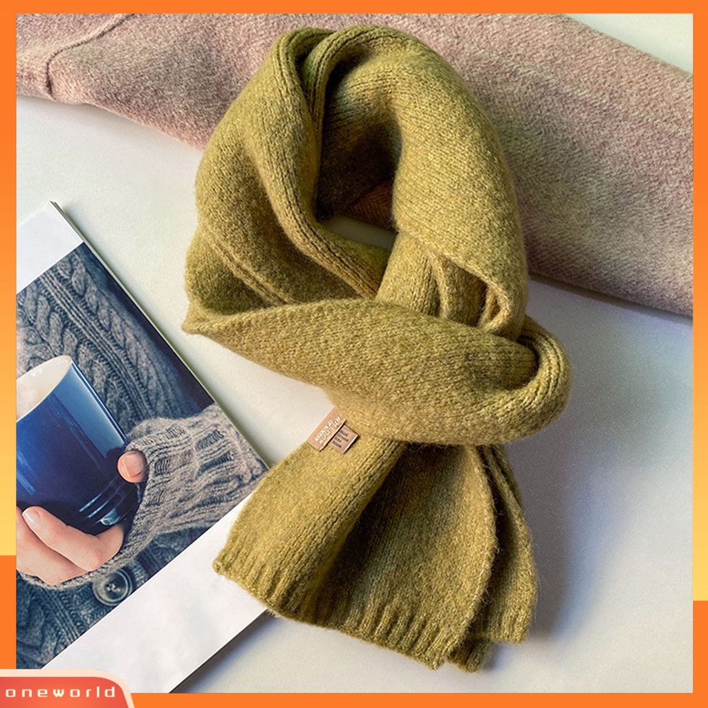 |Bộ Đồ Bơi Một Mảnh Dành Cho Nữ| Khăn Choàng Dệt Kim Dày Mềm Mại Màu Trơn Giữ Ấm Mùa Đông Phong Cách Hàn Quốc Cho Nam Nữ