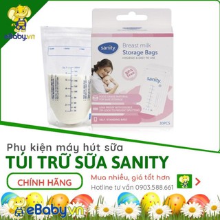 TÚI TRỮ SỮA SANITY GERMANY _ Túi trữ sữa 210ML _ hàng CHÍNH HÃNG nhập khẩu từ Đức
