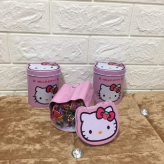 Hộp chun buộc tóc Hello Kitty cho bé