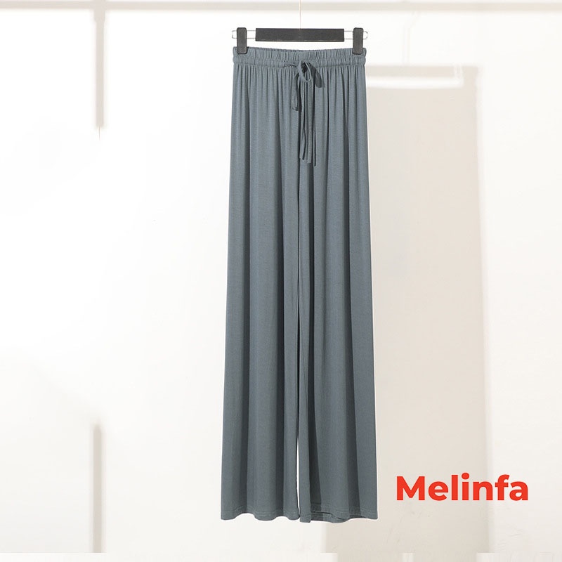 Quần dài Harem nữ suông rộng vải Viscose tự nhiên thoáng mát co giãn thoải mái mã VAQ0292