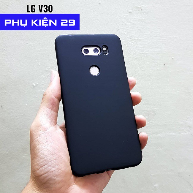 [LG V30/ V35] Ốp lưng silicon dẻo đen cao cấp