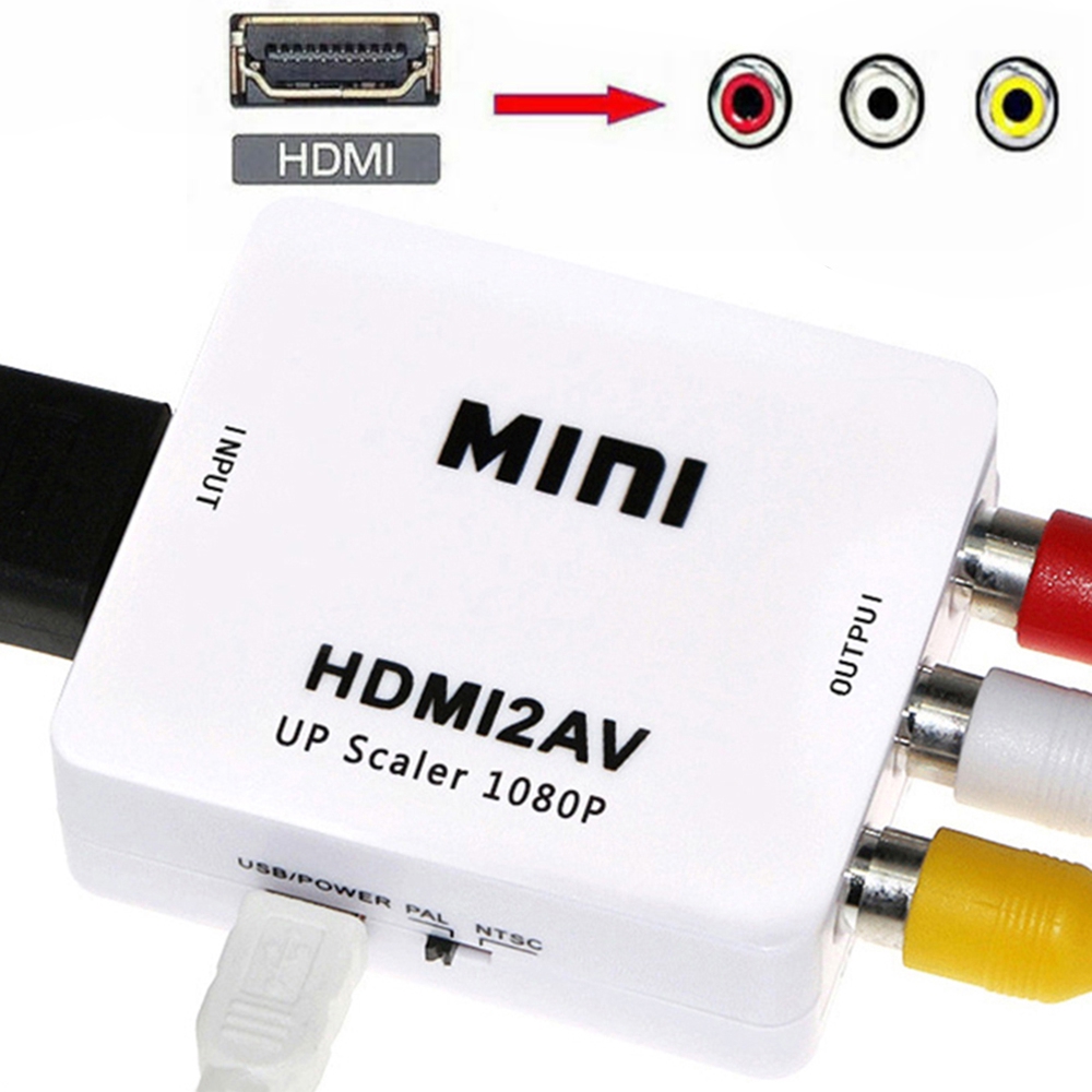 Đầu chuyển đổi HDMI sang RCA AV kèm cáp USB