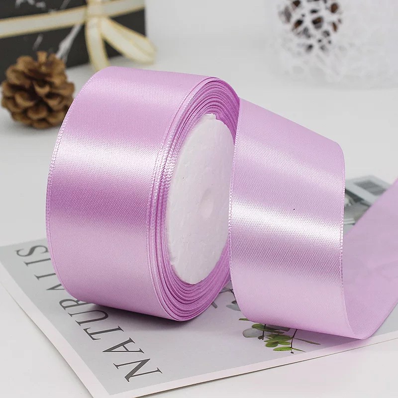 [Bán lẻ giá sỉ]Ruy băng satin lụa  bo viền bản lớn 50mm cao cấp, ribbon, ruybang trang trí