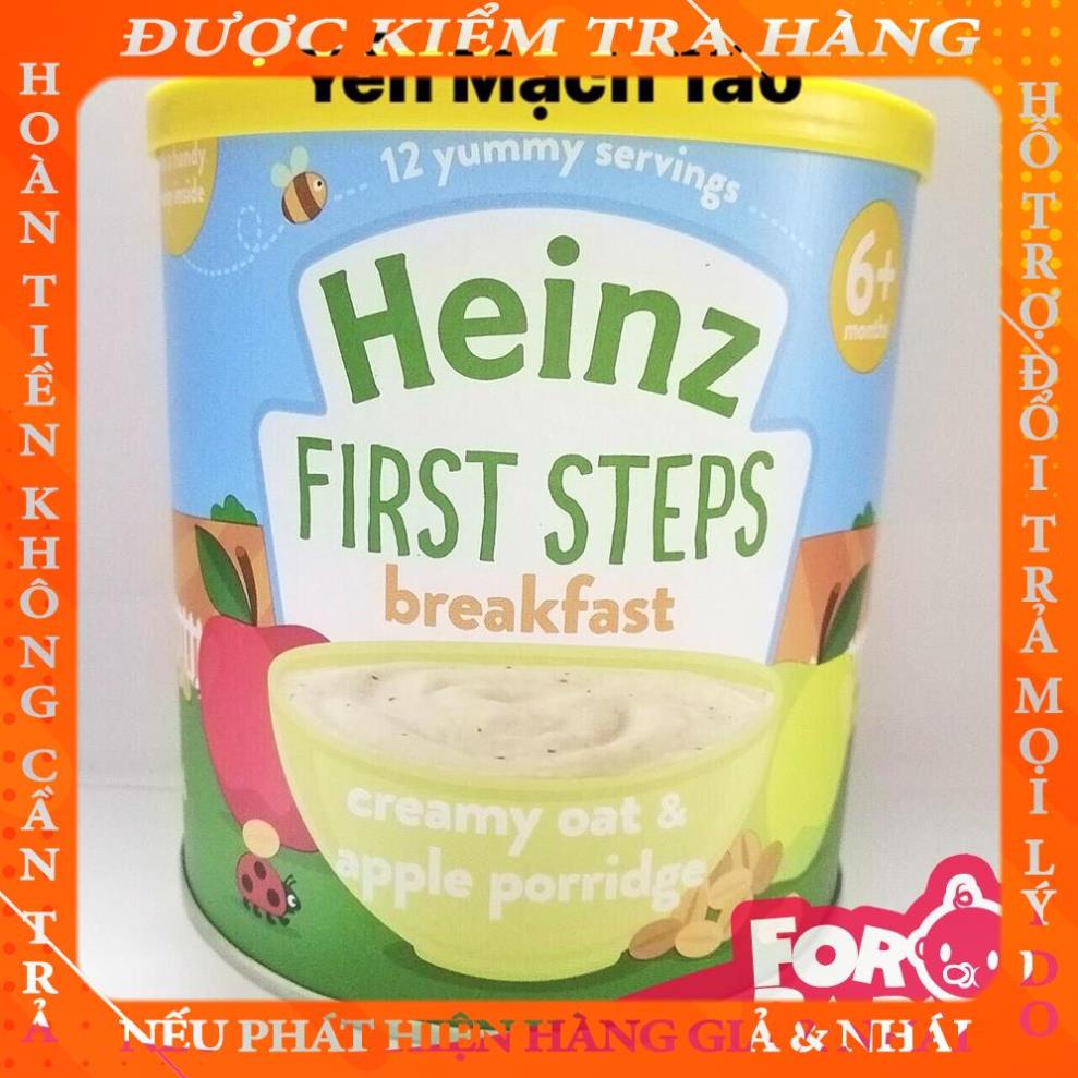 Bột ăn dặm Heinz táo - yến mạch 6m - Mẫu mới 240g phanloi