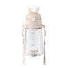 Bình nước Goki Rudy 450ml - Inochi Bình nước trẻ em có ống hút, có dây đeo - Nhựa Tritan an toàn
