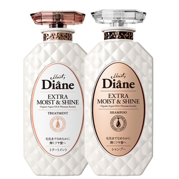 Cặp dầu gội xả Moist Diane cao cấp số 1 Nhật Bản 2x450ml