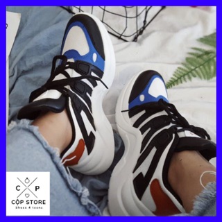 FREESHIP 99K TOÀN QUỐC_[FREE SHIP TOÀN QUỐC] Giày thể thao nữ Ulzzang đế cong 4 phân hot 2019