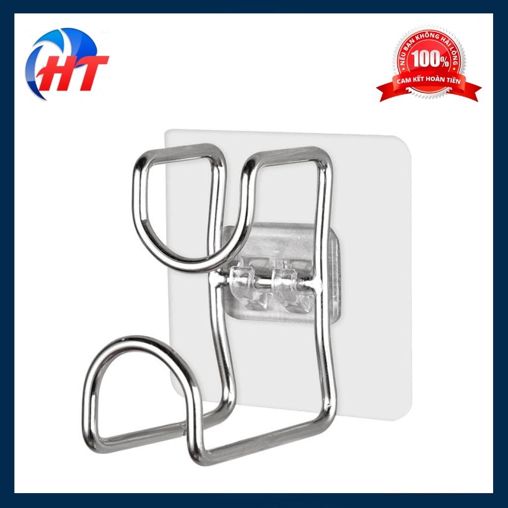Móc treo đồ dán tường thép không gỉ inox dùng cho nhà bếp, phòng tắm MDT00007