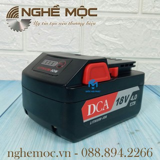 Pin lithium vuông 18v/4.0ah dca ffbl18-02 nghề mộc