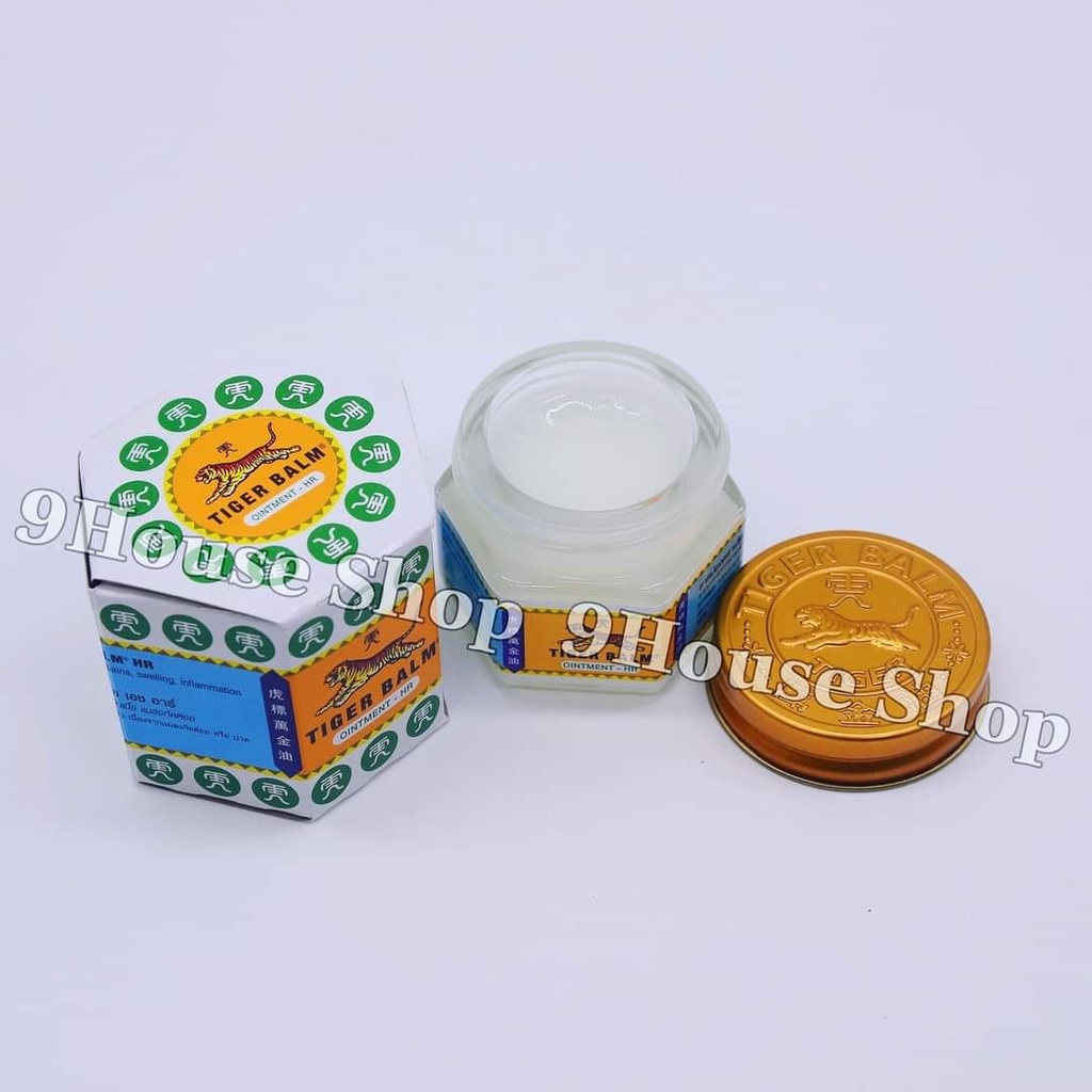 01 Set 2 Hủ Dầu Cù Là Trắng Con Hổ TIGER BALM (Phiên Bản Đặc Biệt Sản Xuất Cho Duty Free Thái Lan)