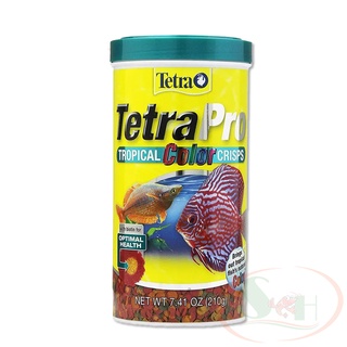 Thức Ăn Cá Tetra Pro Tropical Color Crisps Tăng Trưởng Màu - Hủ 210 gram