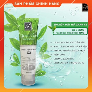 Sửa Rửa Mặt Trà Xanh X2 colagen công ty Acosmetics 125ml