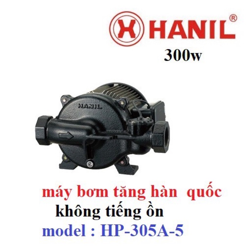MÁY BƠM TĂNG ÁP ĐIỆN TỪ HANIL HB 305A 300W HÀN QUỐC