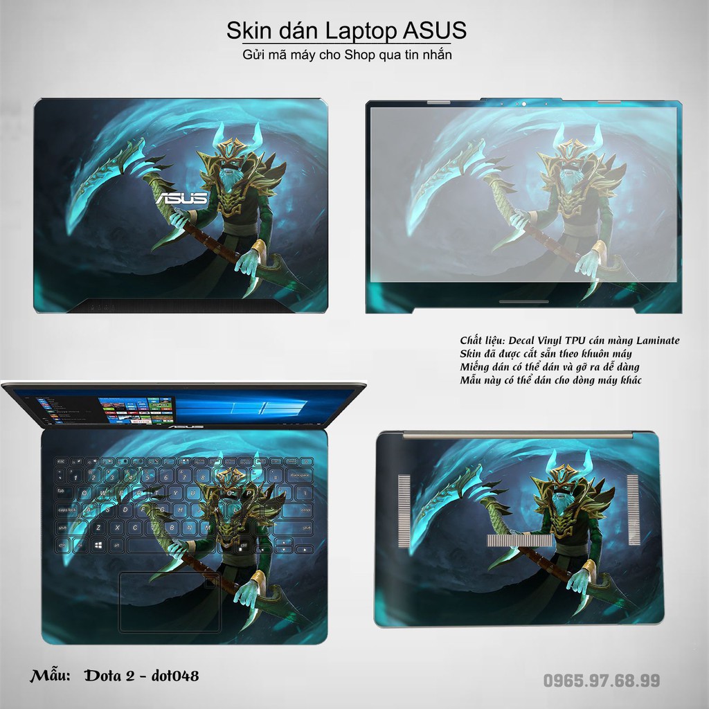 Skin dán Laptop Asus in hình Dota 2 _nhiều mẫu 8 (inbox mã máy cho Shop)
