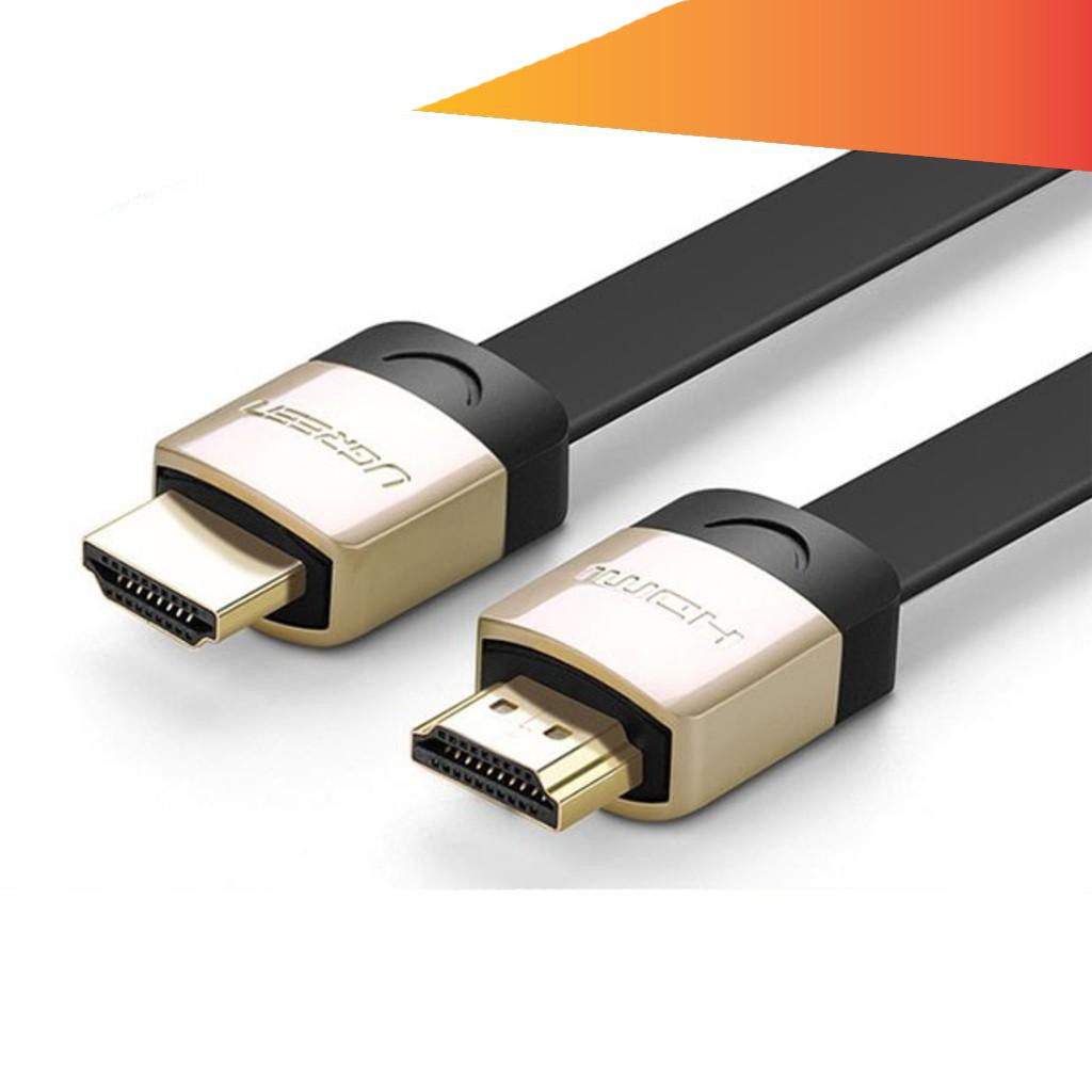 Cáp HDMI dẹt cao cấp dài 1.5m chính hãng UGREEN 10260 -Hàng Chính Hãng