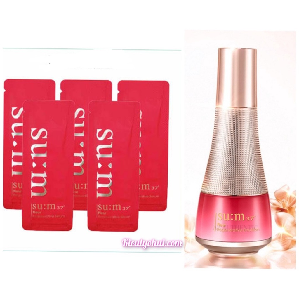 Tinh Chất Sum Đỏ Fleur Trẻ Hóa Sáng Da Gói 1ml