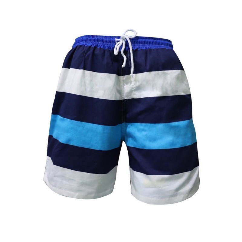 Quần short nam lưng thun sọc ngang Hometex