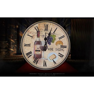 Đồng hồ treo tường phong cách Vintage cổ điển sang trọng