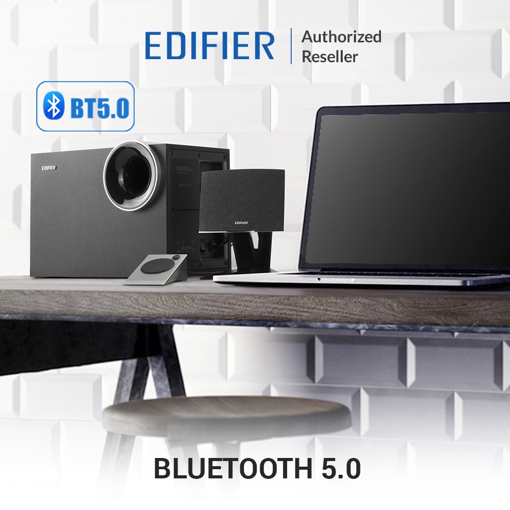 Loa máy tính EDIFIER M203BT - Bluetooth V5.0 - Sub 5 inch mạnh mẽ - Công suất 65W PEAK - Chính hãng MAI THU - BH 12T