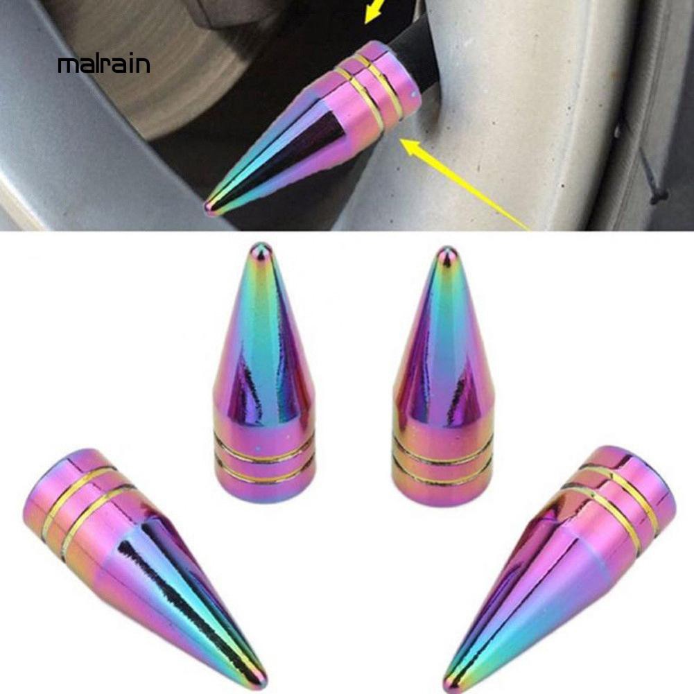 1 Vỏ Bọc Van Bánh Xe Hơi / Xe Máy Bằng Nhôm Thiết Kế Độc Đáo Tiện Dụng