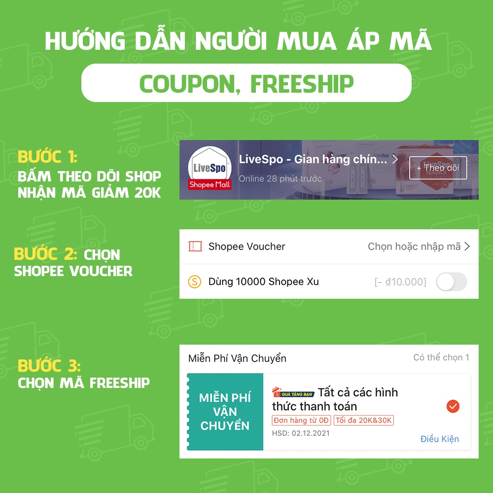 Combo 2 Nước muối sinh lý bào tử lợi khuẩn LiveSpo Navax Family - Dành cho gia đình 5 ống x 5ml