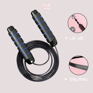 Dây Nhảy Thể Lực, Dây Nhảy Boxing, Dây Nhảy Giảm Cân, Dây Tập Lõi Thép Cao Cấp Dài 2,8m Evasport