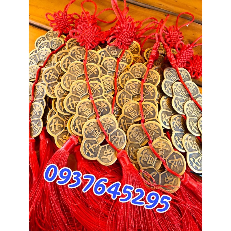Xâu ngũ phúc kim tiền hoa mai chiêu tài may mắn