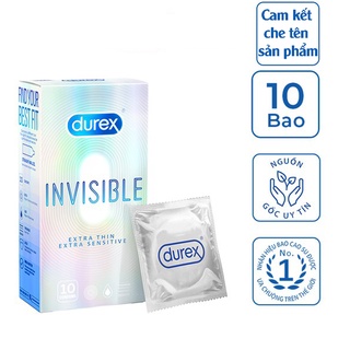 Bao cao su Durex Invisible Extra Thin Extra Sensitive