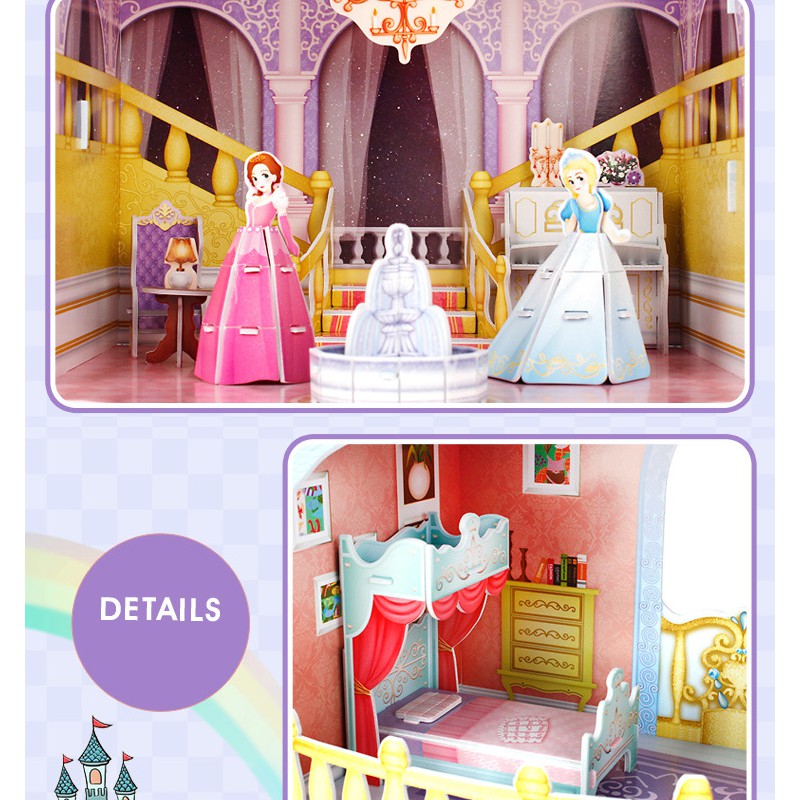 Mô hình giấy 3D CubicFun - Fairytale Castle - P809h