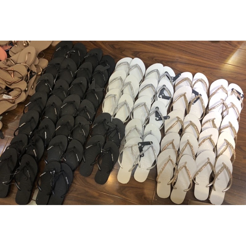 Havaianas viền đế kim tuyến có sẵn nhé