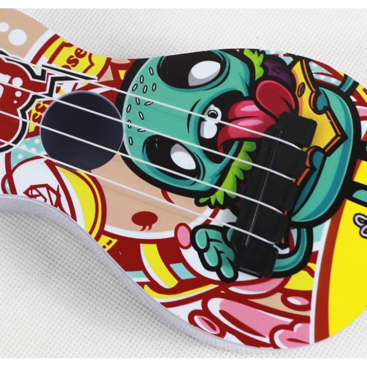 Đàn ukulele mini, đàn guitar mini cho bé tặng kèm vỏ đựng