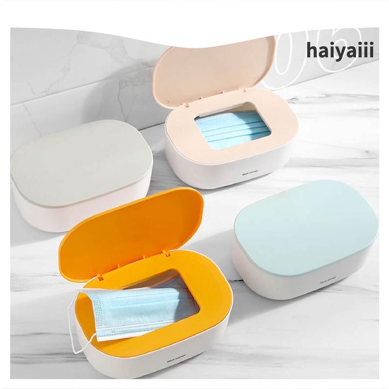 Hộp Đựng Khẩu Trang Sức Chứa Lớn Chống Bụi Đa Năng Có Nắp Đậy Ốp