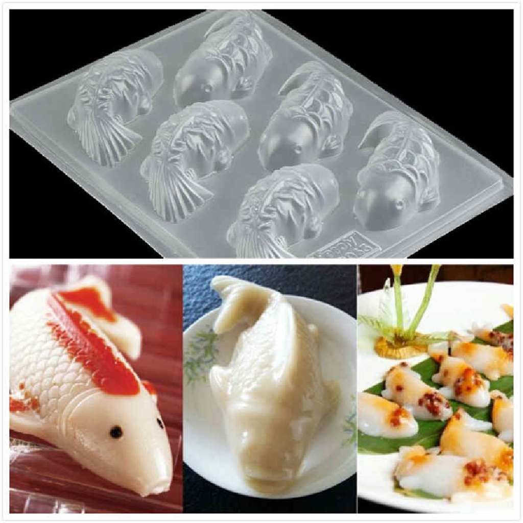 Khuôn Làm Bánh Hình Cá Chép 3D Độc Đáo