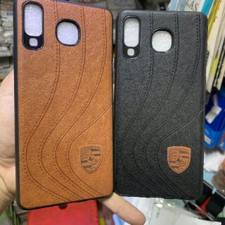 Ốp lưng dẻo vân da Samsung A8 star thời trang