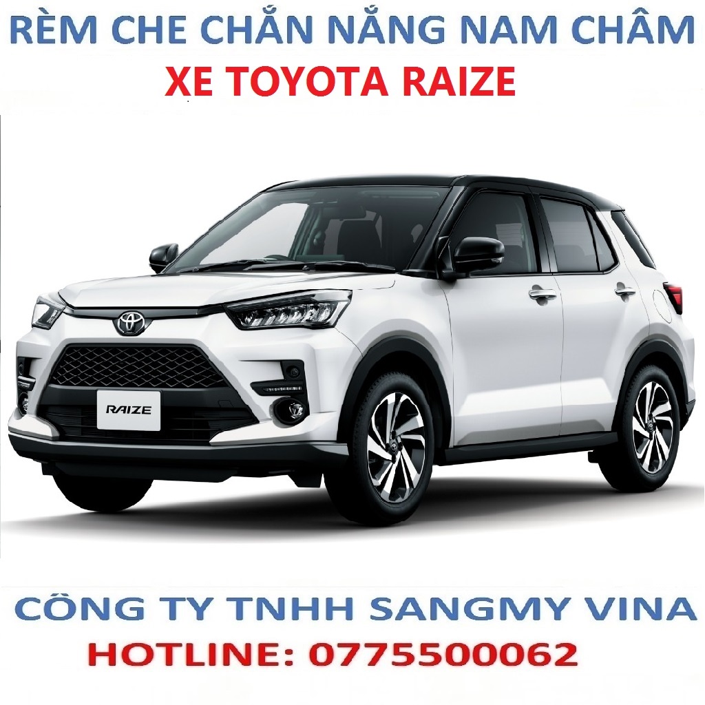 Rèm che chắn nắng nam châm xe toyota Raize