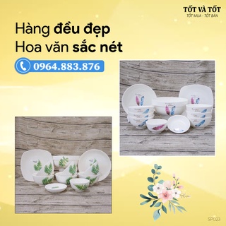 BỘ BÁT ĐĨA BÁT TRÀNG 11 MÓN