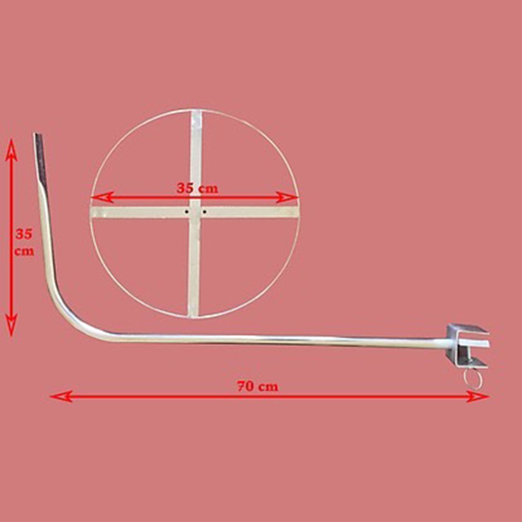 Giá treo, khung treo màn cũi inox thông minh HTCHIC - Không kèm màn