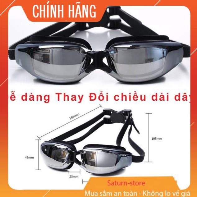 Kính bơi TRÁNG GƯƠNG chống TIA UV (Tặng 2 nút bịt tai cao cấp)