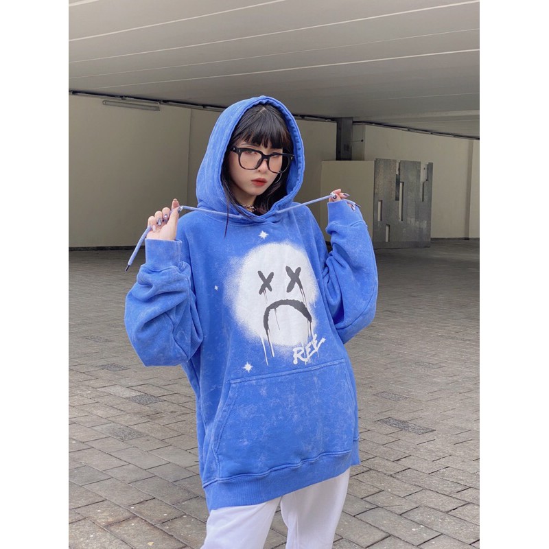 [Mã SKAMA06 giảm 8% tối đa 50K đơn 250K] ÁO HOODIE WASH MÀU XANH | BigBuy360 - bigbuy360.vn